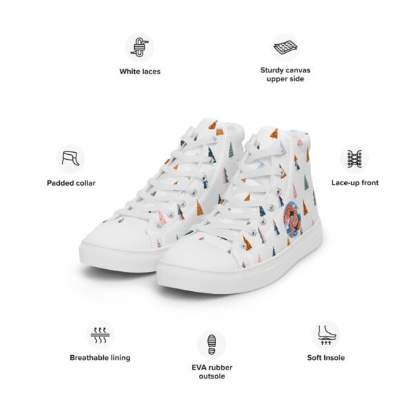 Women’s high top canvas shoes - Image 6